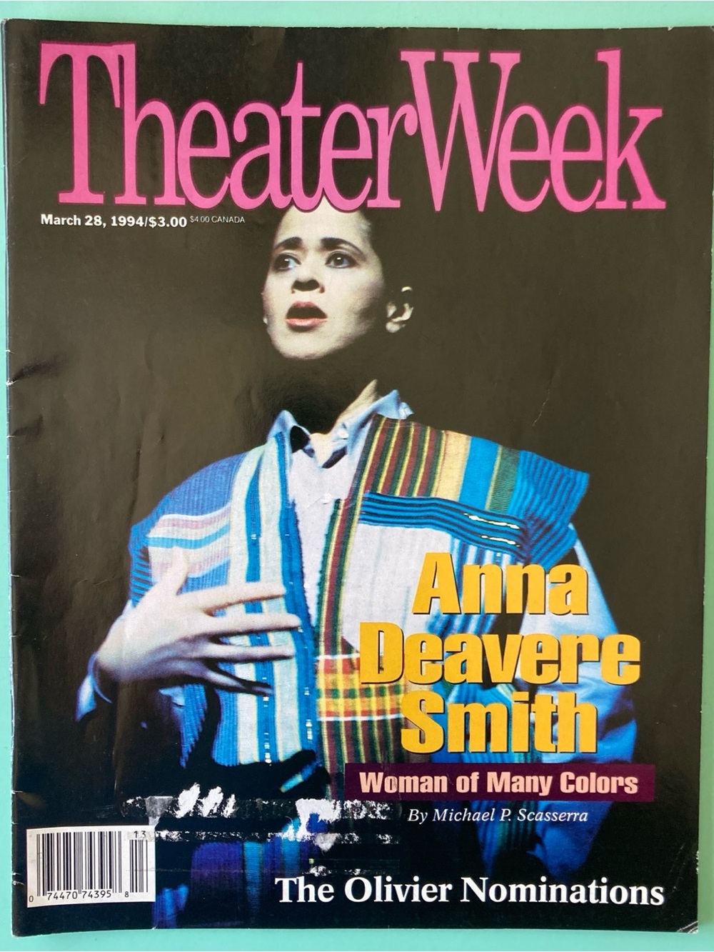 Anna Deavere Smith Titus Andronicus Theater Week Magazine March 28 1994 Residue